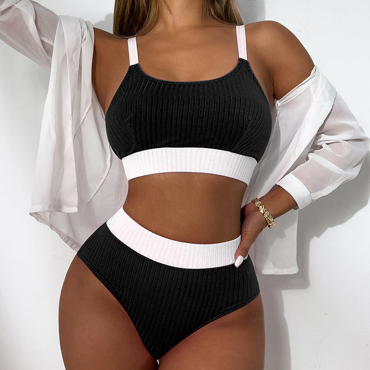 Women's bikini set with ribbed structure Mune Fashion