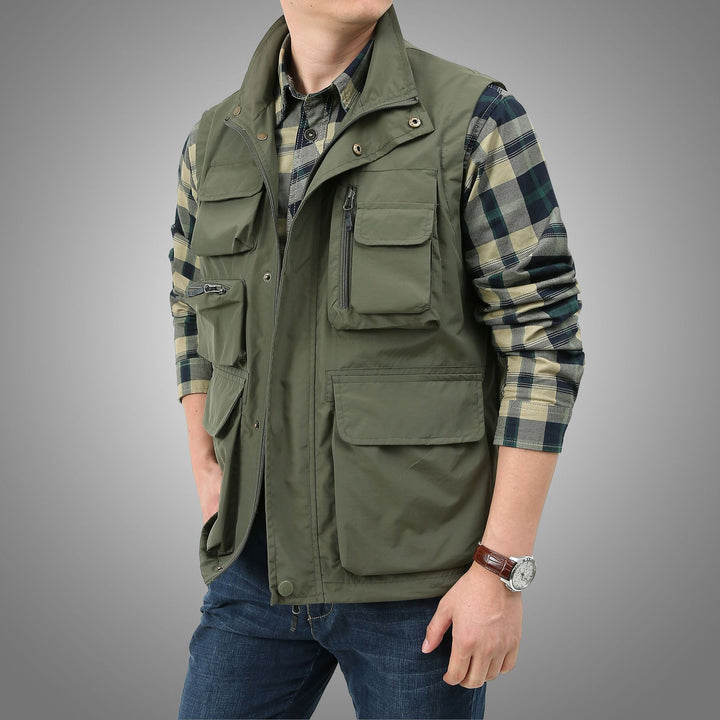 Men's Versatile Outdoor Vest with Practical Pockets Mune Fashion