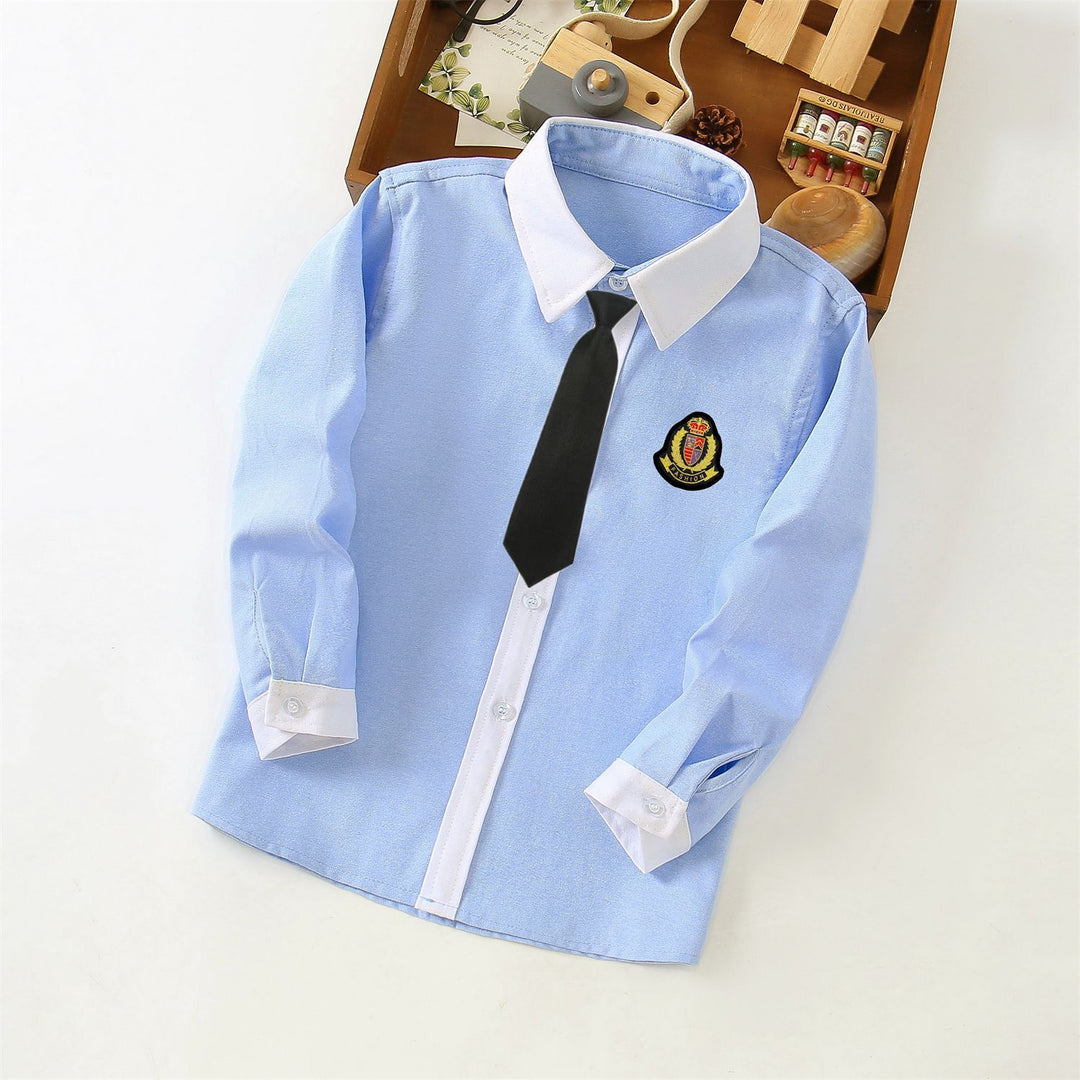 Women's elegant shirt with contrasting cuffs Mune Fashion