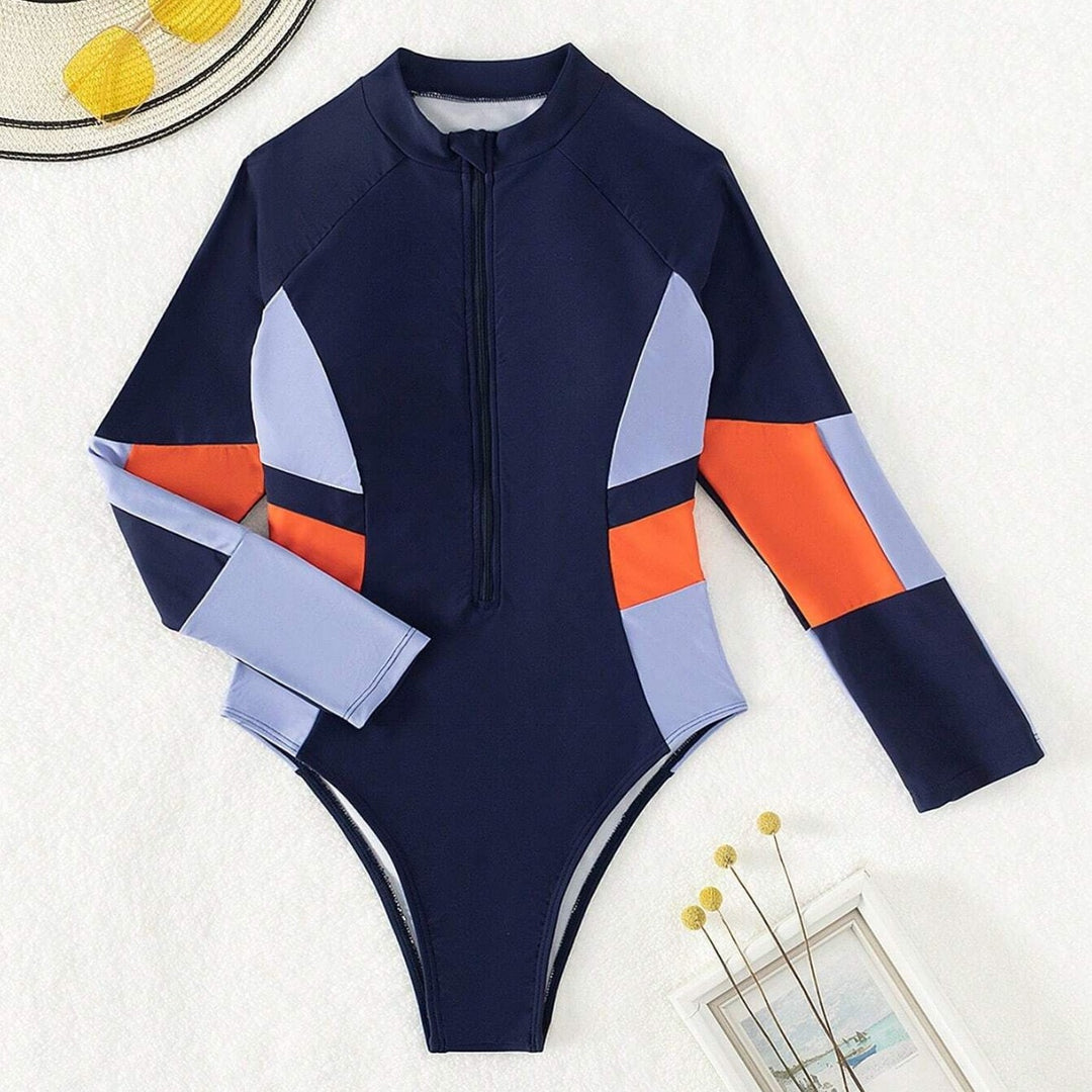 Women's High Neck Sport Swimsuit Mune Fashion