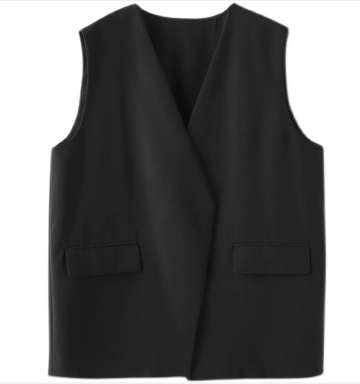 Women's Stylish Sleeveless Blazer Vest Mune Fashion