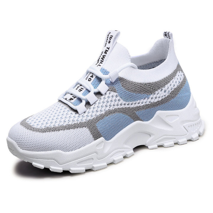 Men's knitted sock sneakers with elastic slip-on design and profiled trail platform Mune Fashion