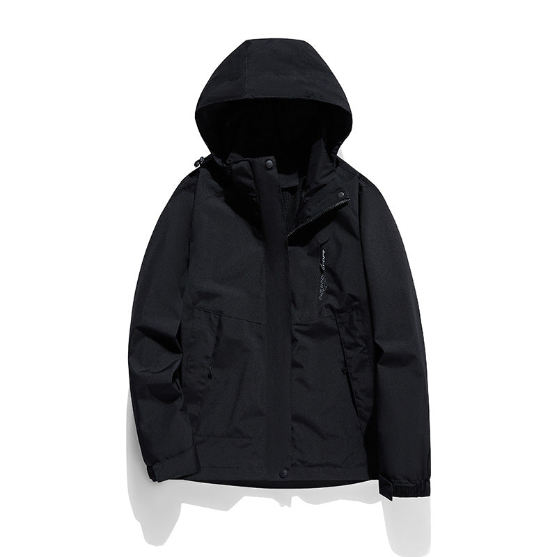Women's two-layer softshell outdoor jacket with removable fleece inner layer and hood Mune Fashion