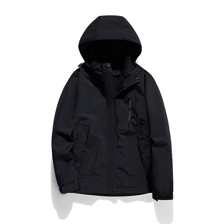 Women's two-layer softshell outdoor jacket with removable fleece inner layer and hood Mune Fashion