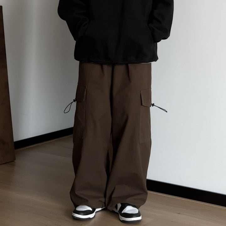 Men's Practical Cargo Pants with Adjustable Waist Mune Fashion