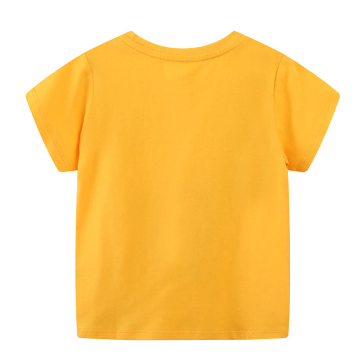 Girls T-shirt with colorful unicorn and rainbow design Mune Fashion