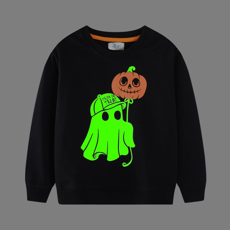 Boys cuddly sweatshirt with spooky Halloween motif Mune Fashion