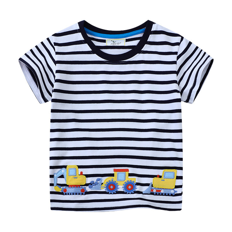 Boys T-Shirt with charming construction vehicle design Mune Fashion