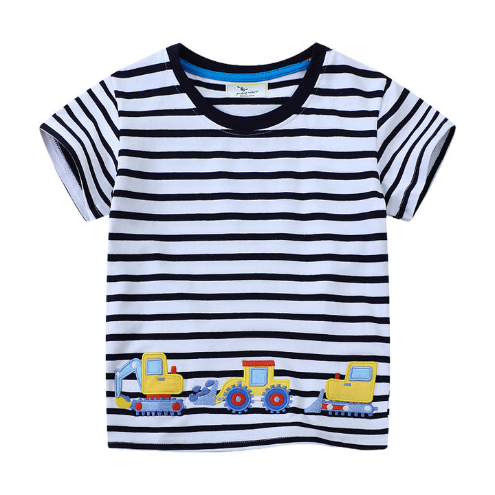 Boys T-Shirt with charming construction vehicle design Mune Fashion