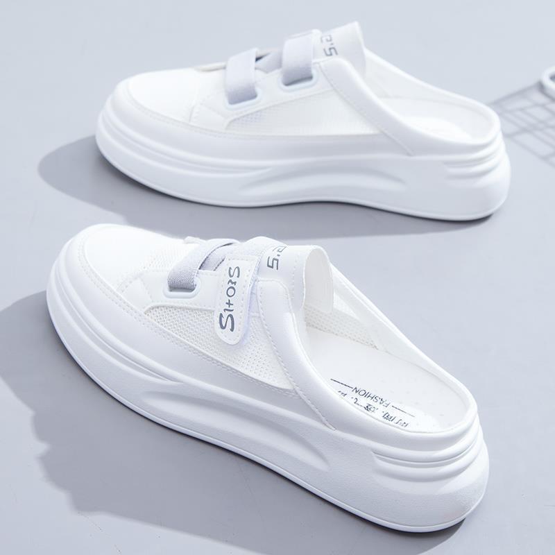Women's Slip-On Sneakers with Breathable Mesh Structure and Padded Sole Mune Fashion
