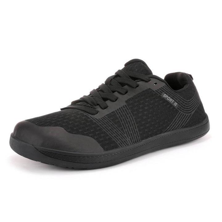 Men's low city sneakers with perforated mesh upper material, reinforced toe cap, and flexible outsole Mune Fashion