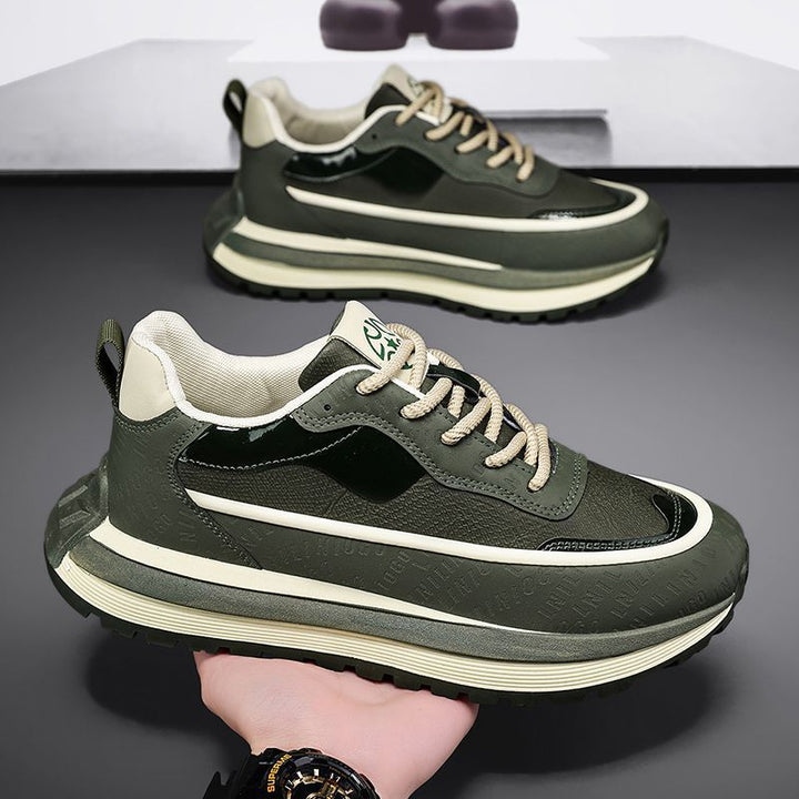 Women’s sporty sneakers with cushioned tread sole and fashionable accents Mune Fashion