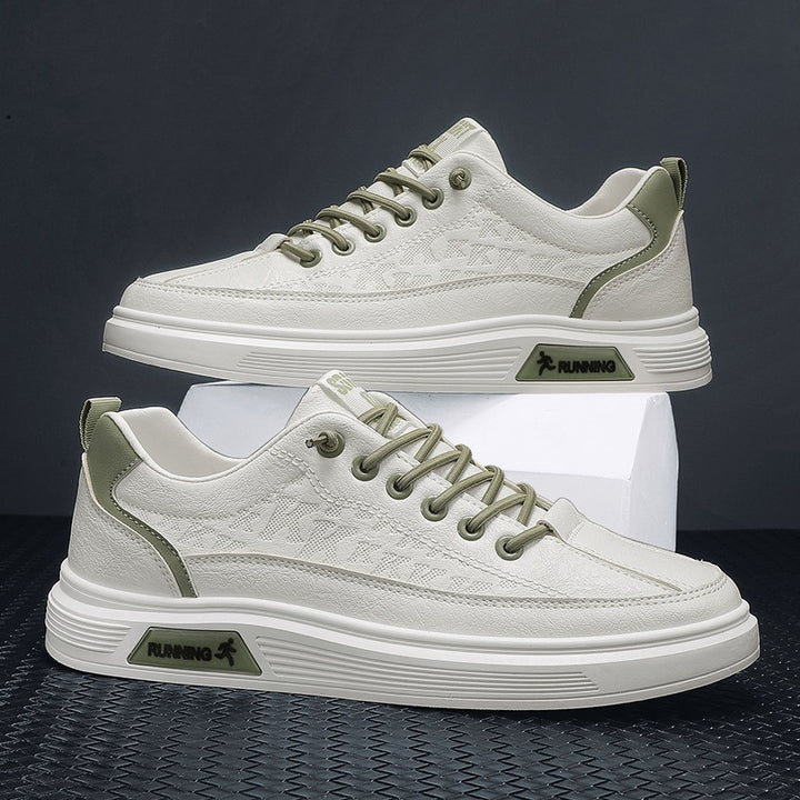 Men's Platform Low-Top Sneakers with Padded Comfort Insole Mune Fashion