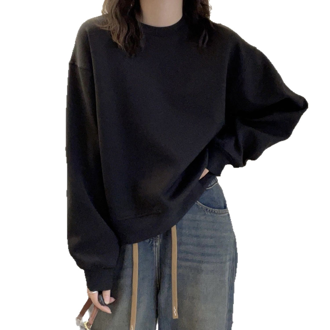 Women's Oversized Sweatshirt with Drawstring Mune Fashion