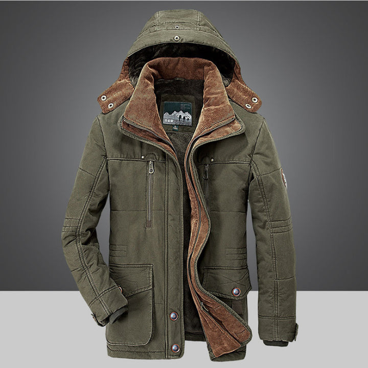 Men's winter jacket with warm lining Mune Fashion