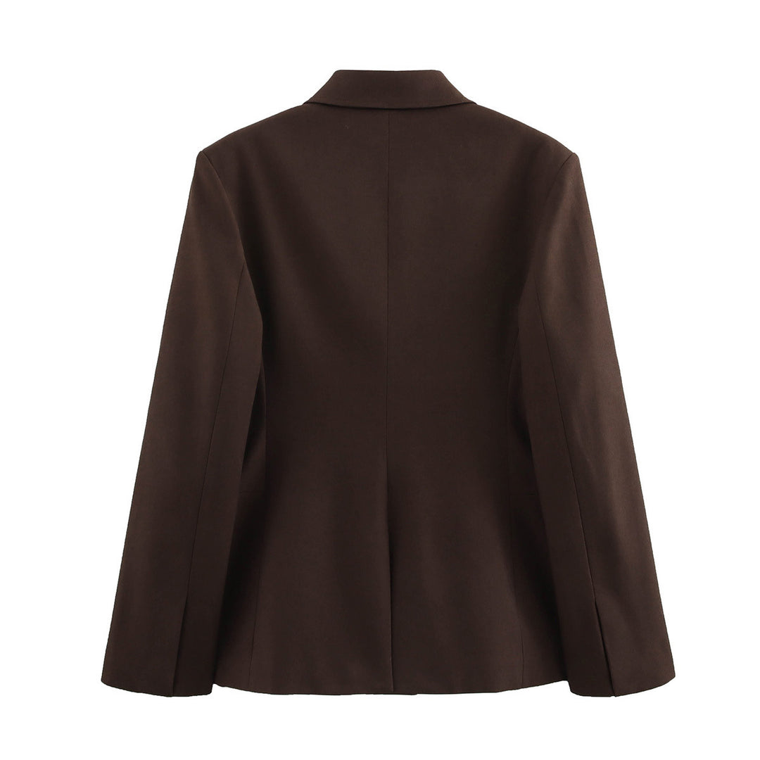 Women A-line Mini Skirt made of Wool Blend with Decorative Seams Mune Fashion