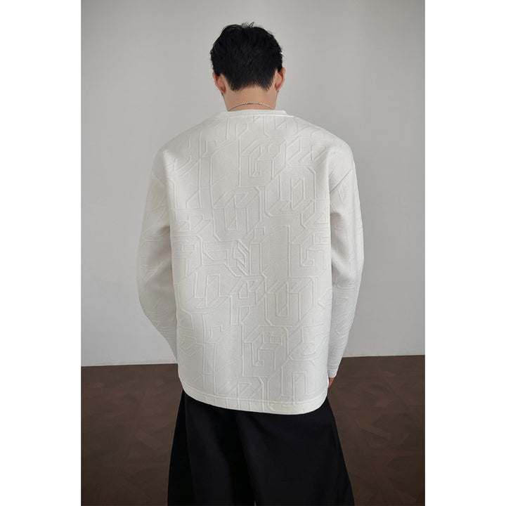 Men Stylish Sweatshirt with Textured Design Mune Fashion