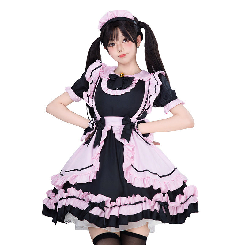 Girls playful costume dress with ruffles and cat ears Mune Fashion