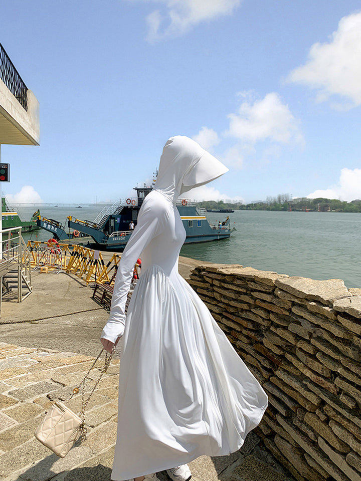 Women's Hooded Dress with Loose Fit Mune Fashion