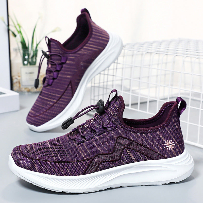 Women's Sporty Lightweight Sneakers with Elastic Lacing System Mune Fashion