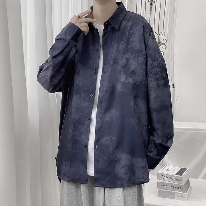 Women's Fashionable Oversized Shirt with Wool Texture Mune Fashion