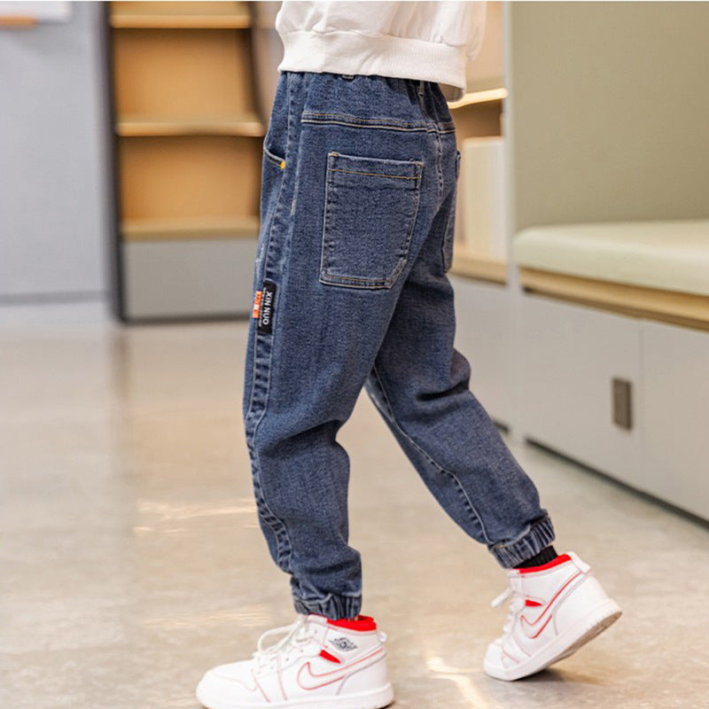 Men's casual fleece jeans with warming inner lining Mune Fashion