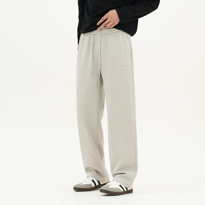 Men's Soft Relax-Fit Jogging Pants with Wide Leg and Drawstring Mune Fashion