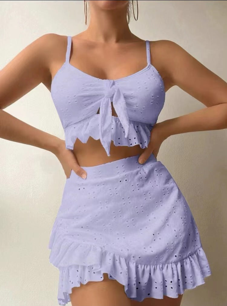 Women Crop Top and Skirt Set Mune Fashion