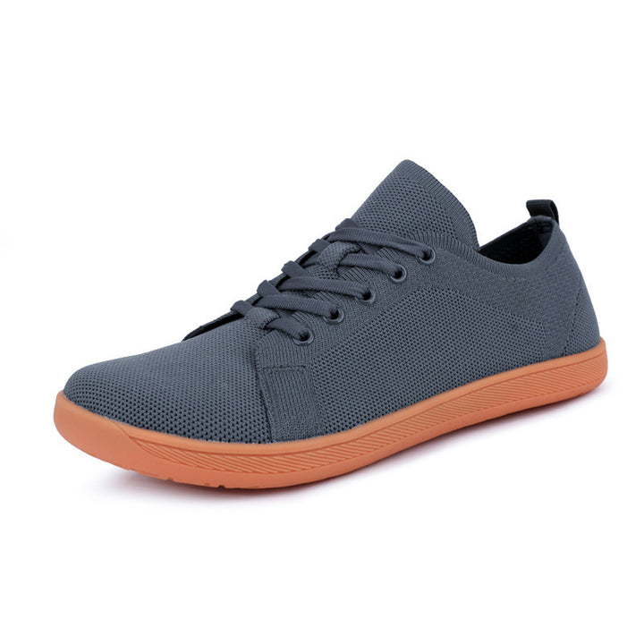 Men's seamless knit casual sneaker with ergonomic flex sole Mune Fashion