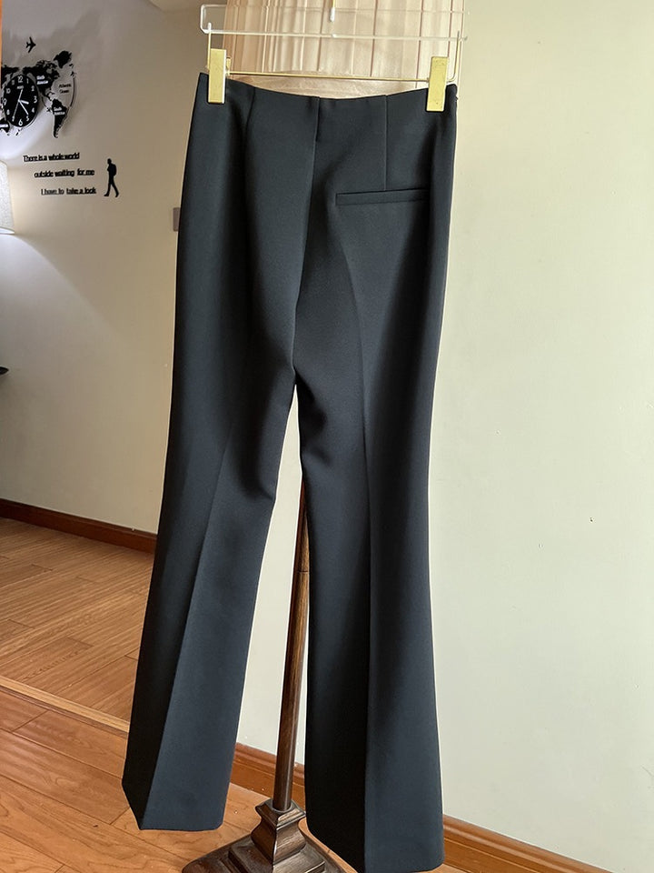 Women Elegant Kickflare Trousers Drune