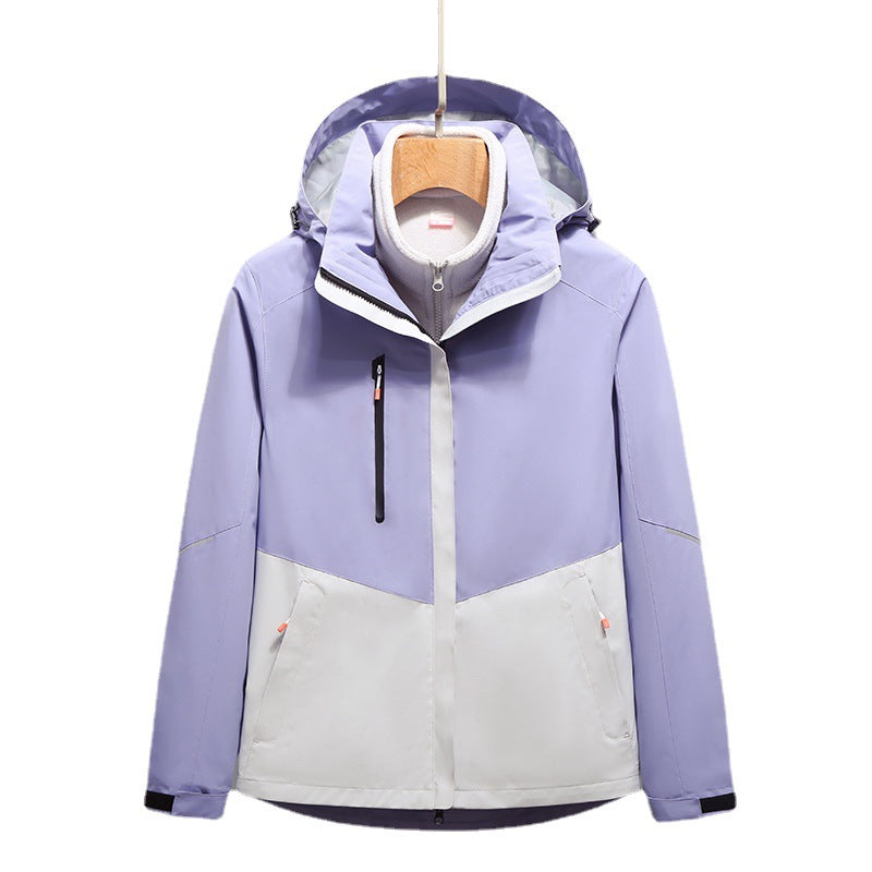 Men's Softshell Outdoor Jacket with Hood, windproof and waterproof Mune Fashion