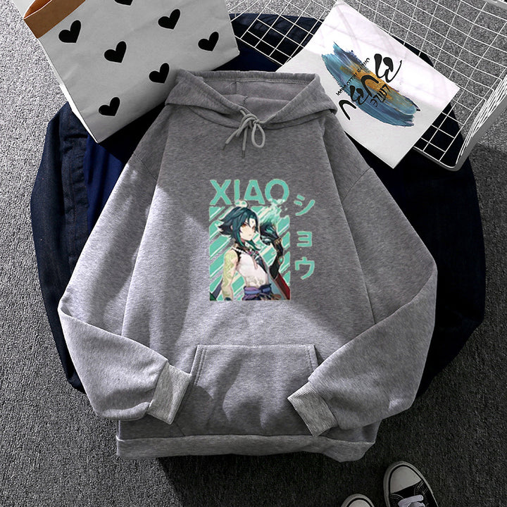 Women’s soft oversized hoodie with kawaii mushroom frog print, kangaroo pocket, and ribbed cuffs Mune Fashion