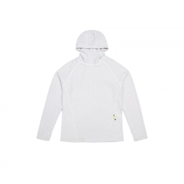 Unisex Textured Hoodie in Boxy Cut made of Waffle Knit with Raglan Sleeves and Patch Pocket Mune Fashion