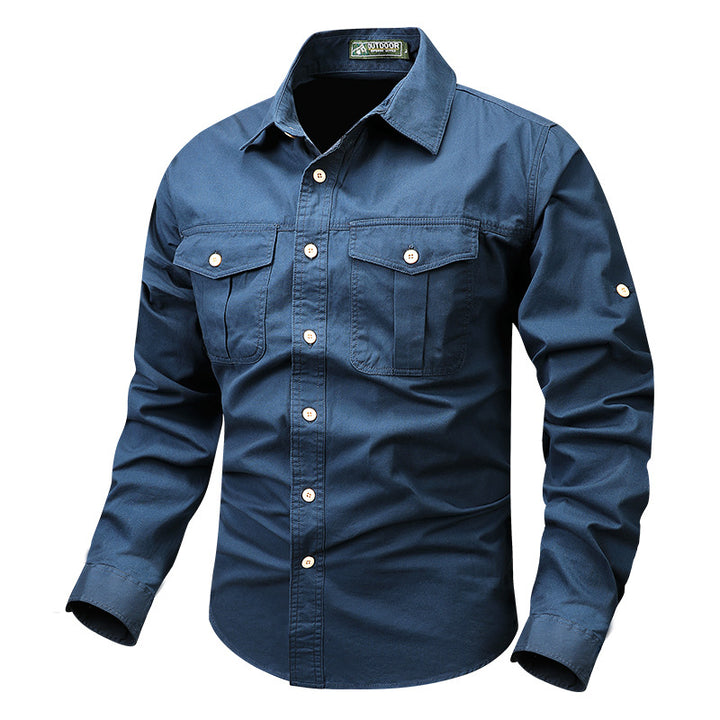 Men's Robust Outdoor Shirt with Practical Pockets