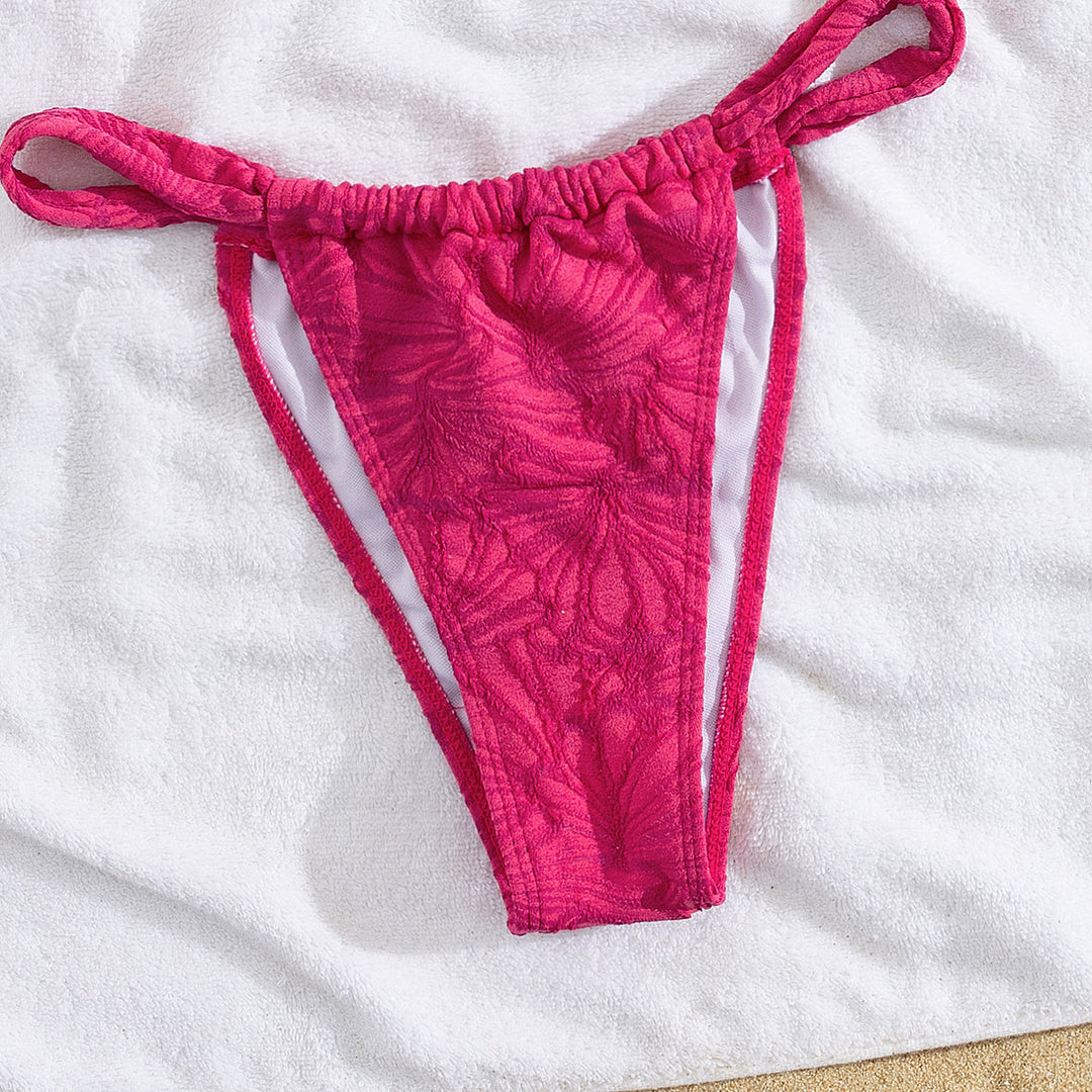 Women's triangle bikini with floral design Mune Fashion