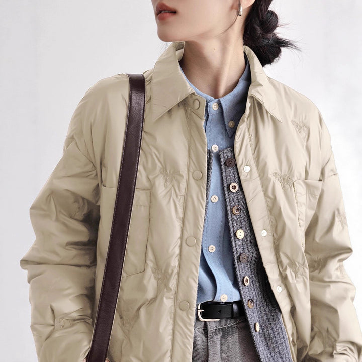 Ladies elegant and padded transitional jacket Drune