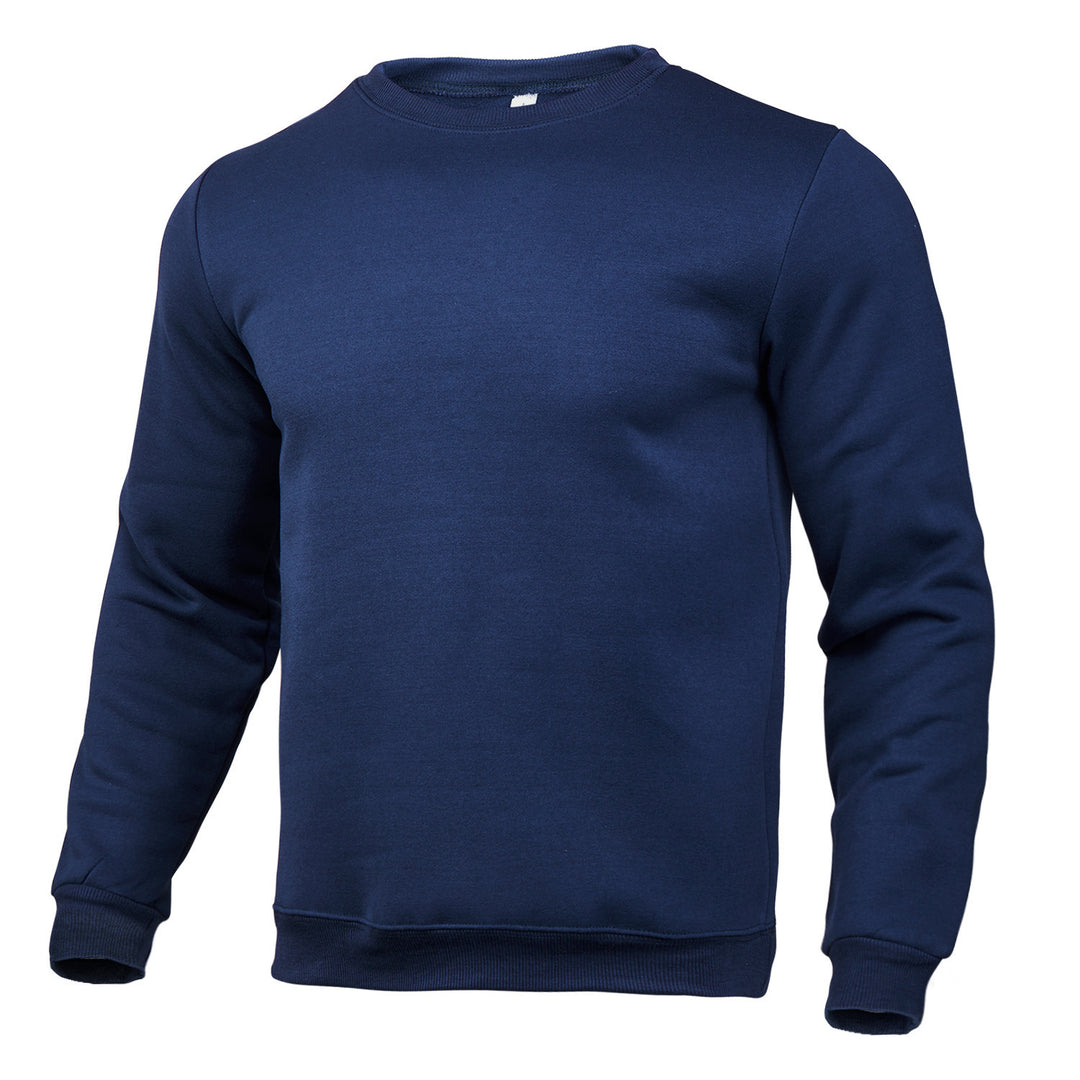 Men's nan classic round neck sweatshirt with soft fleece inner lining, ribbed hem, and reinforced seams Mune Fashion