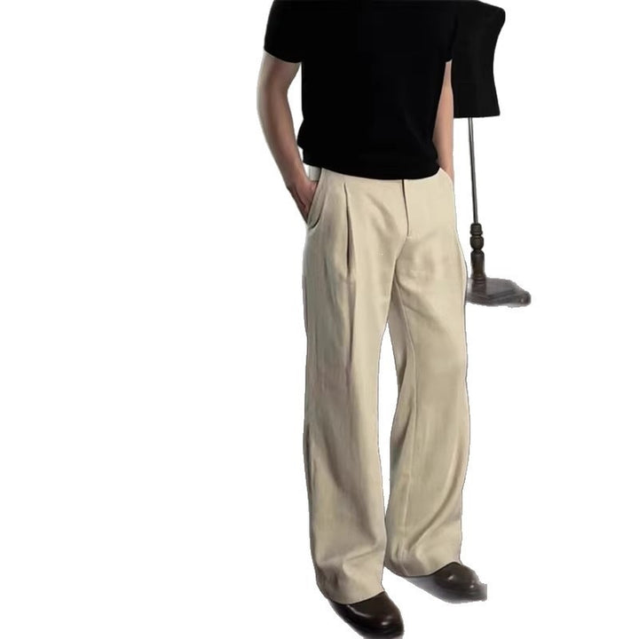 Men's elegant and comfortable high-waisted suit trousers Mune Fashion