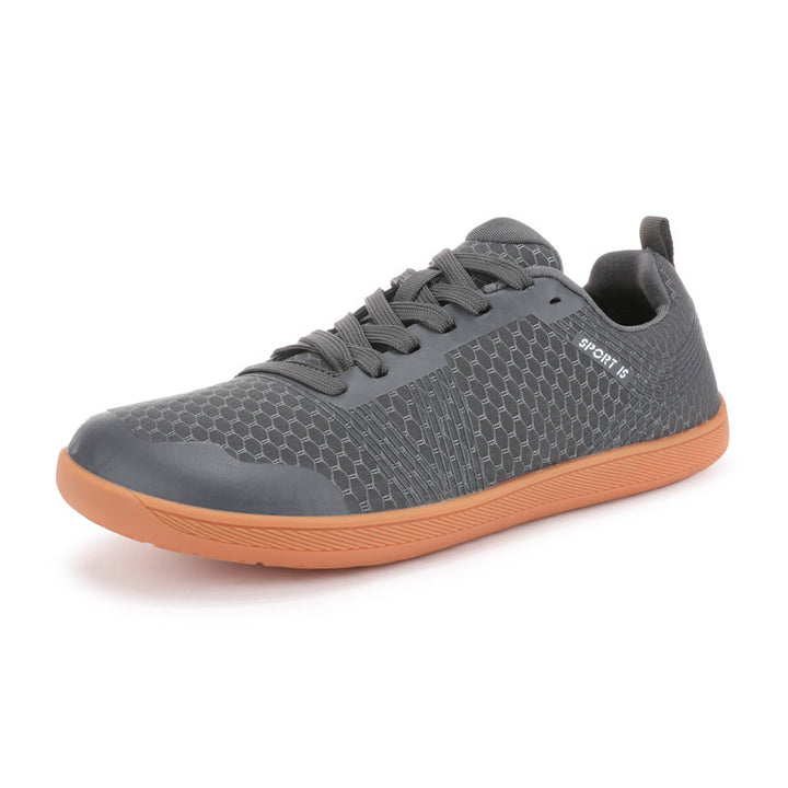 Men's low city sneakers with perforated mesh upper material, reinforced toe cap, and flexible outsole Mune Fashion