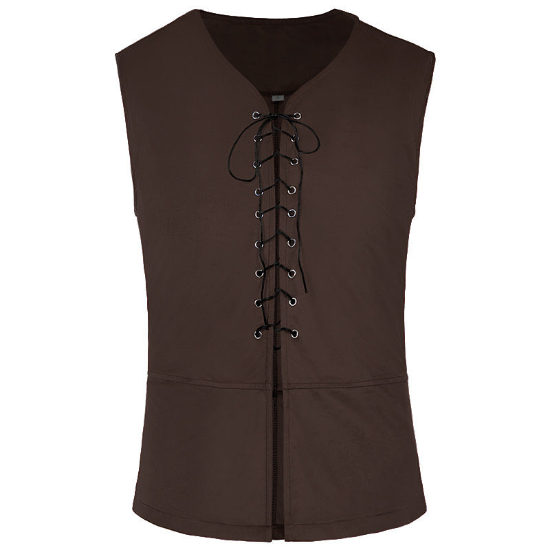 Ladies' historical lace blouse with striking lacing details Mune Fashion