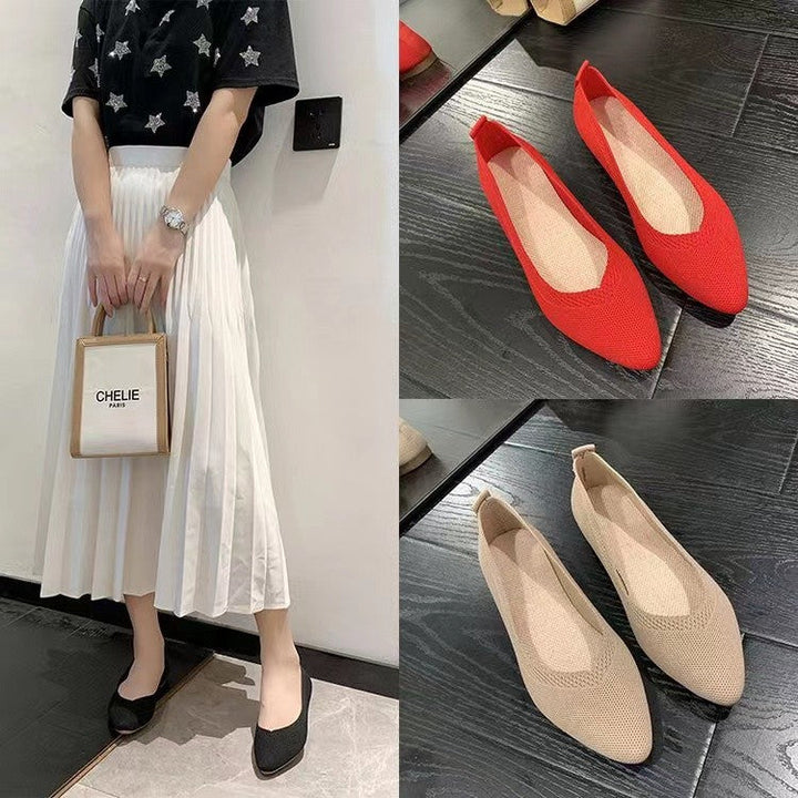 Ladies elegant and breathable ballerinas with flexible footbed Mune Fashion