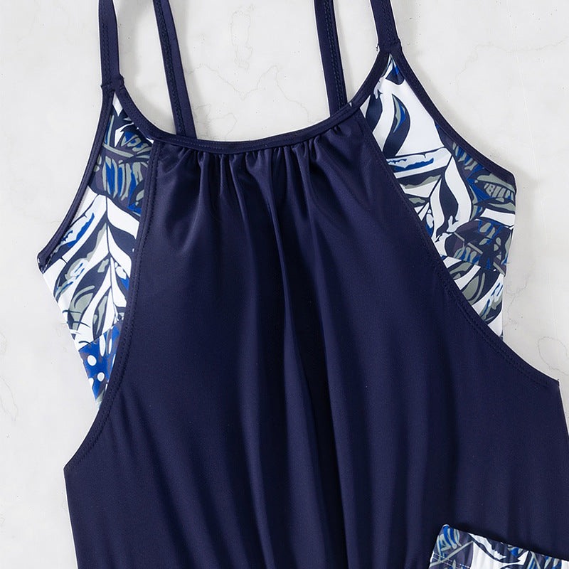 Women's tankini set with floral pattern and comfortable shorts Mune Fashion