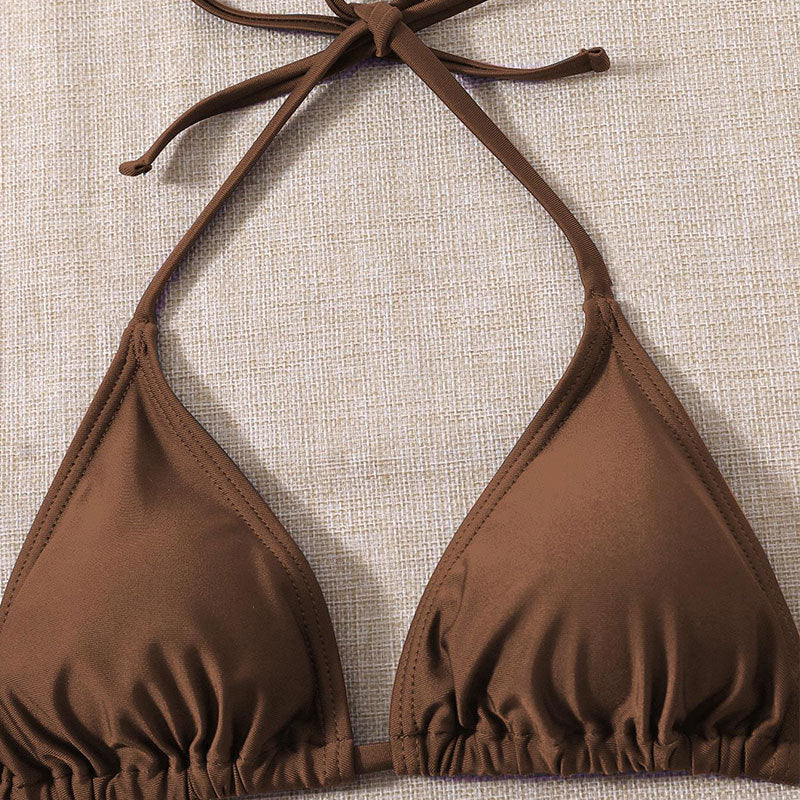 Ladies triangle bikini with an elegant wrap skirt Mune Fashion