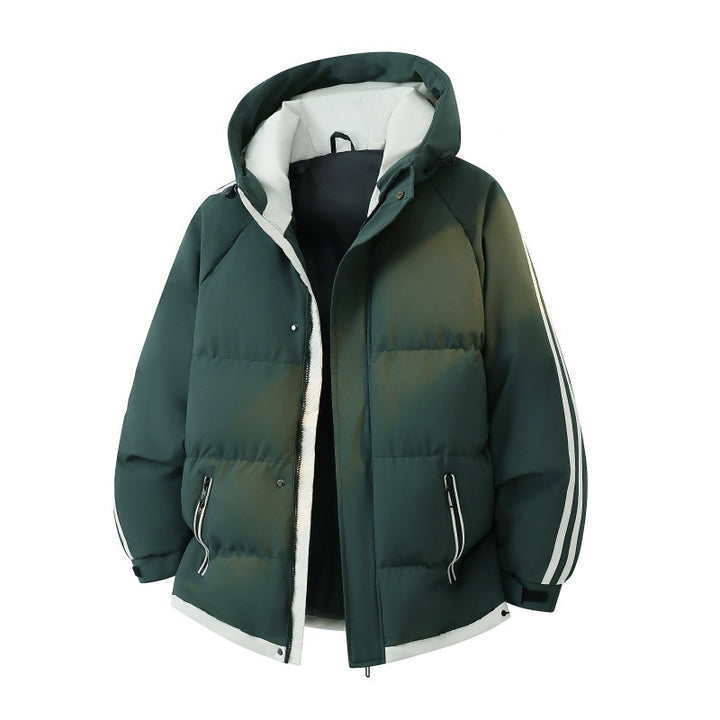 Men Warm Padded Quilted Jacket Mune Fashion