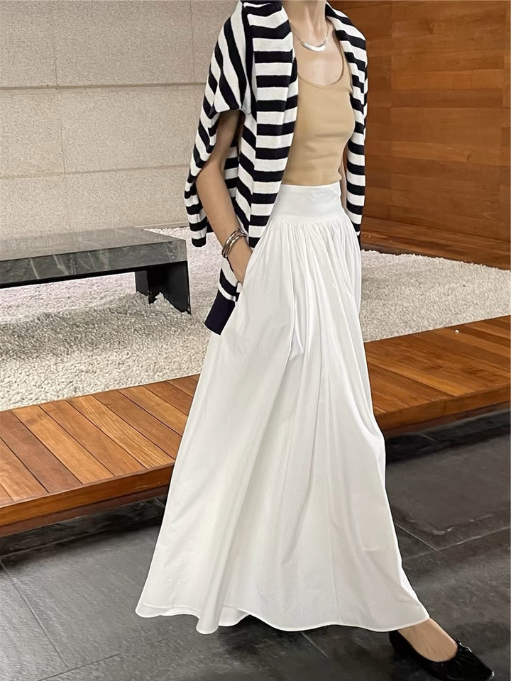 Ladies Flowing Maxi Skirt Mune Fashion