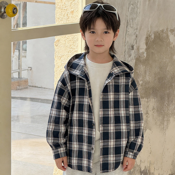 Unisex casual checked shirt jacket Mune Fashion