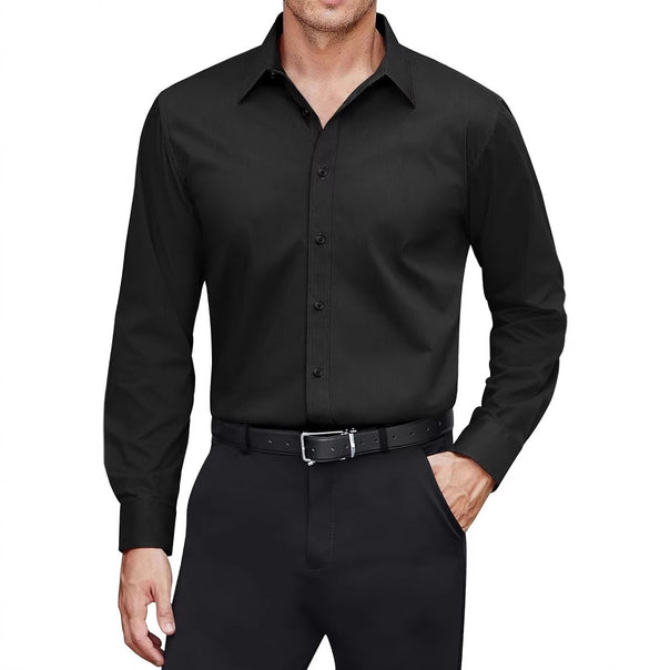 Men's tailored business shirt with Kent collar and easy-care cotton blend Mune Fashion