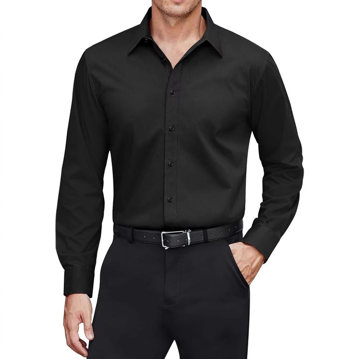 Men's tailored business shirt with Kent collar and easy-care cotton blend Mune Fashion