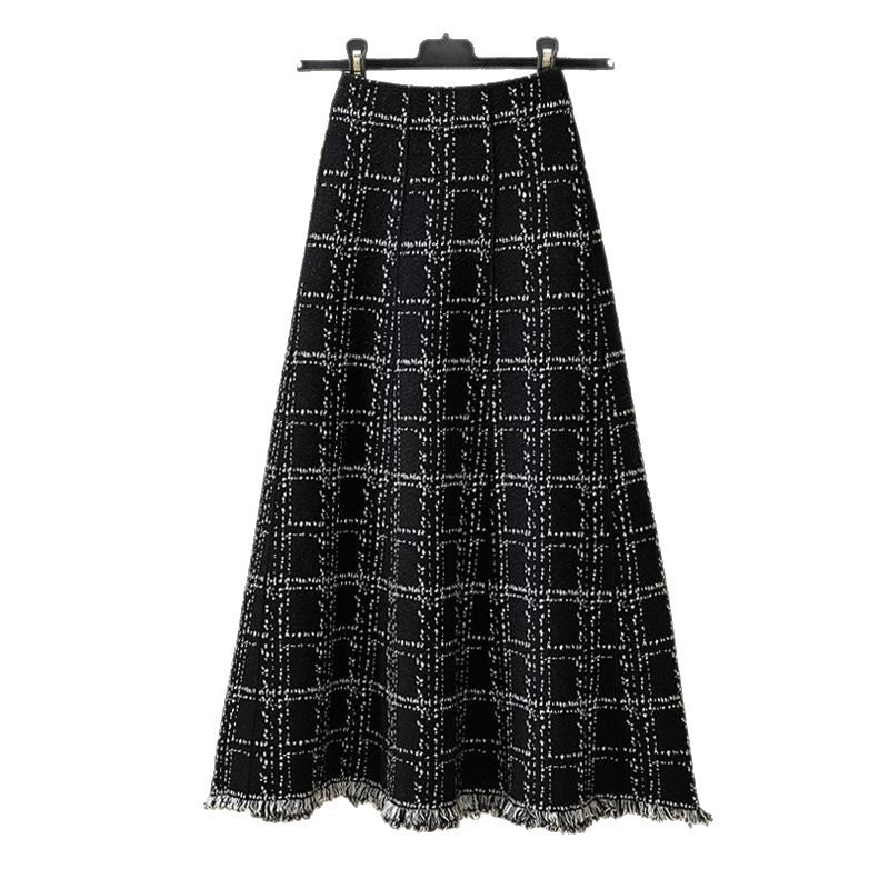 Women's Long Pleated Skirt with Elegant Pattern Mune Fashion