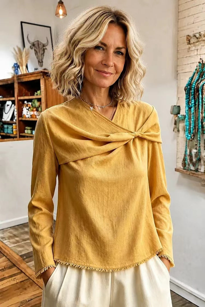 Ladies Elegant and Comfortable Blouse Mune Fashion